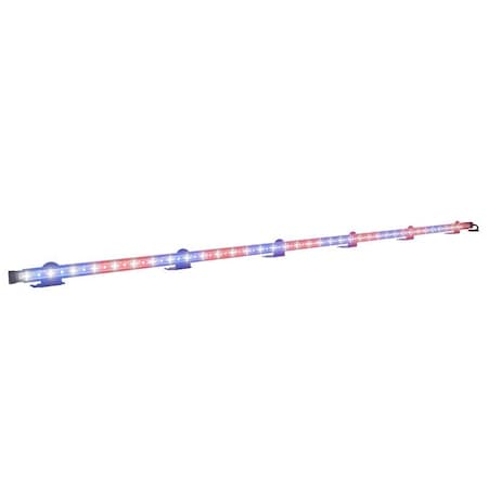 Abrams Mustang 6X - 72" Rocker Panel 72 LED Running Light - Red/Blue/White Mustang-6X-RBW